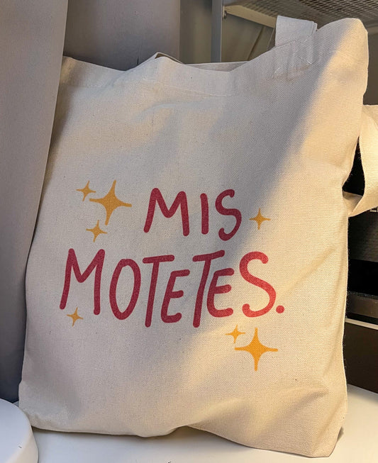 Mis motetes tote bag